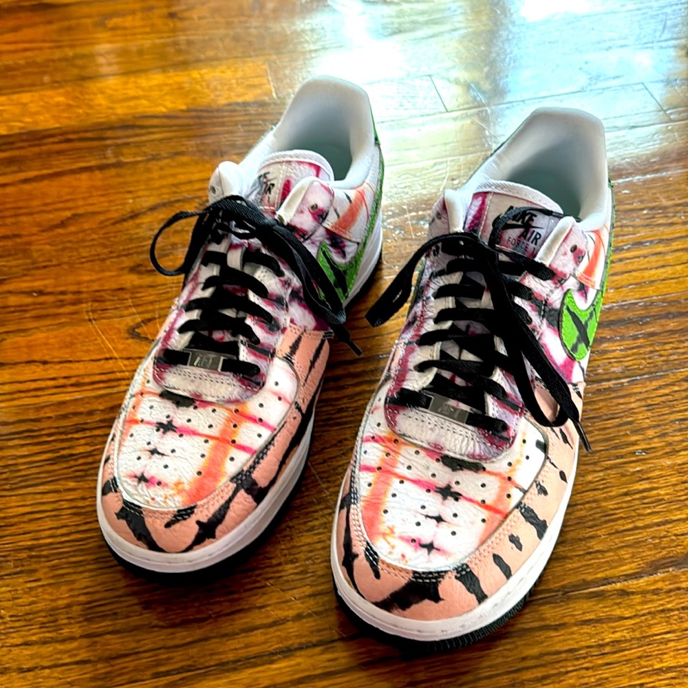 The Nike Air Force 1 Low Black Tie Dye